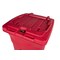 Toter 96 Gal. Red Hazardous Waste Caster Trash Can with Wheels and Lid Lock RMC96 - alternate 2